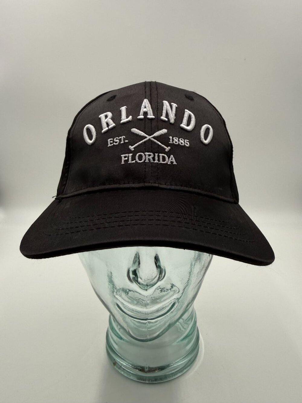 Sunkiss Kap Orlando Florida Baseball Cap Hat Strapback One Size Adjustable Black